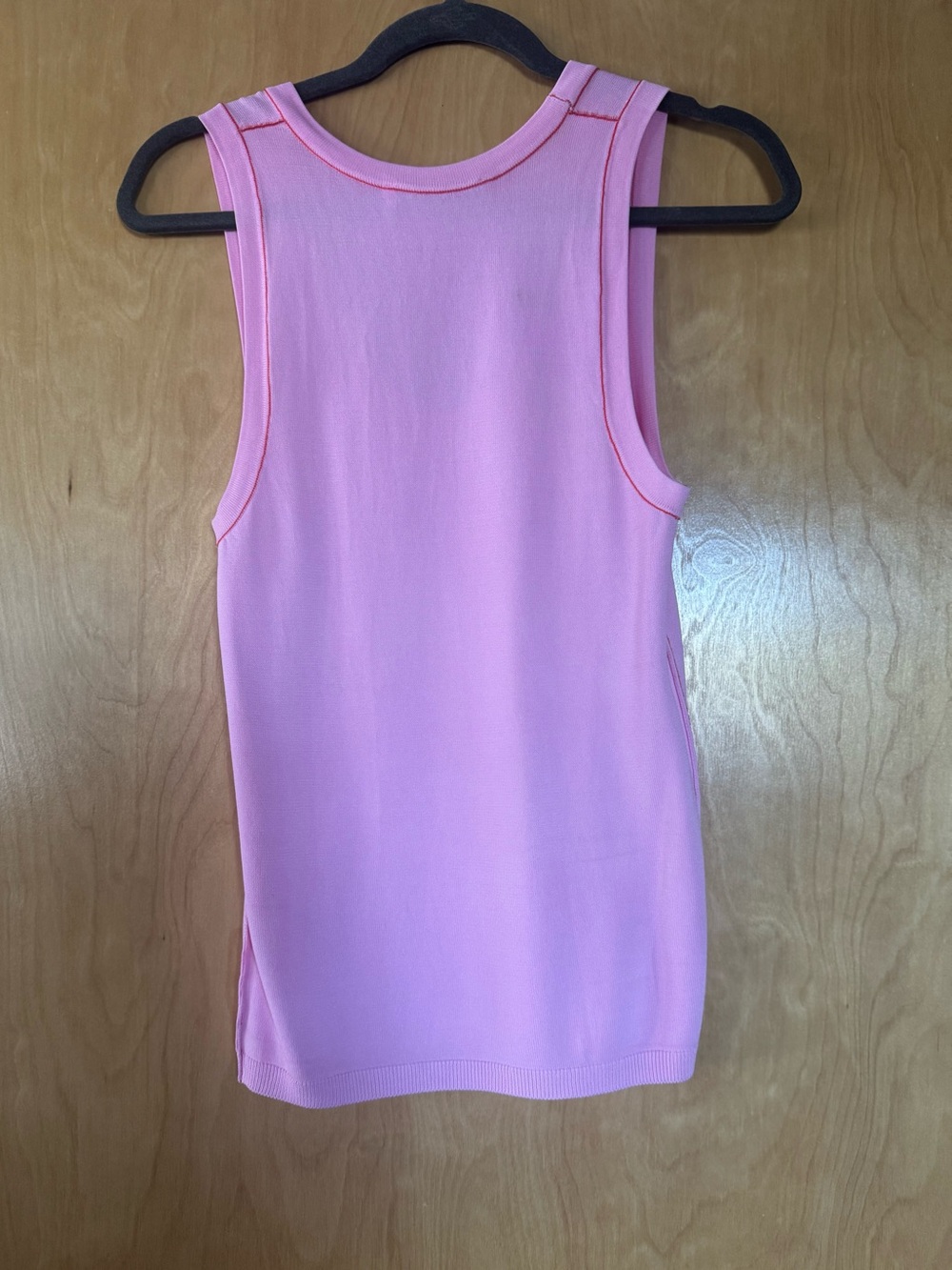 Zara BASIC KNIT TOP WITH CONTRASTING PIPING | Perfect Condition - Never worn - Picture 3 of 4